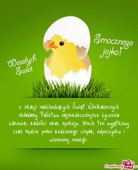 Radości oraz spokoju. Niech ten wyjątkowy czas będzie pełen rodzinnego ciepła, odpoczynku i w