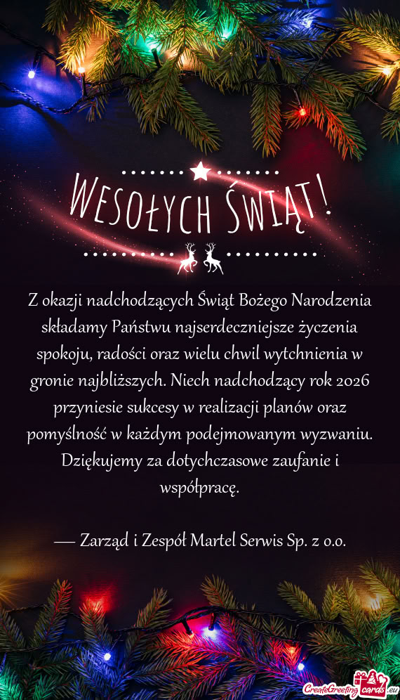 Radości oraz wielu chwil wytchnienia w gronie najbliższych