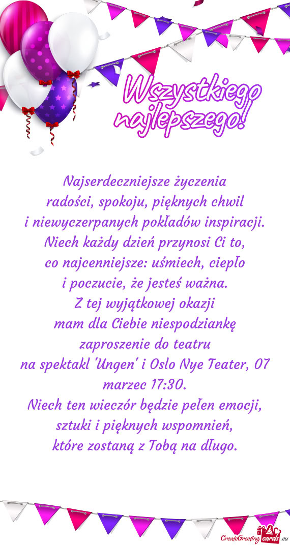 Radości, spokoju, pięknych chwil