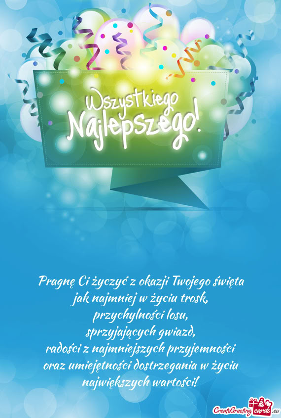 Radości z najmniejszych przyjemności oraz umiejętności dostrzegania w życiu największych wa