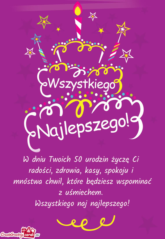 Radości, zdrowia, kasy, spokoju i