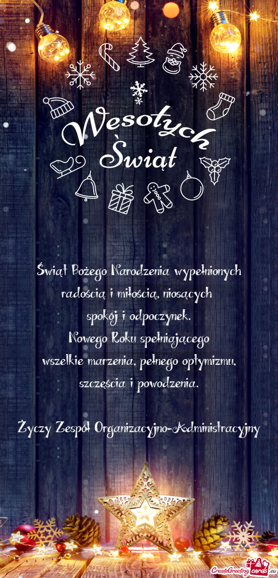 Radością i miłością, niosących