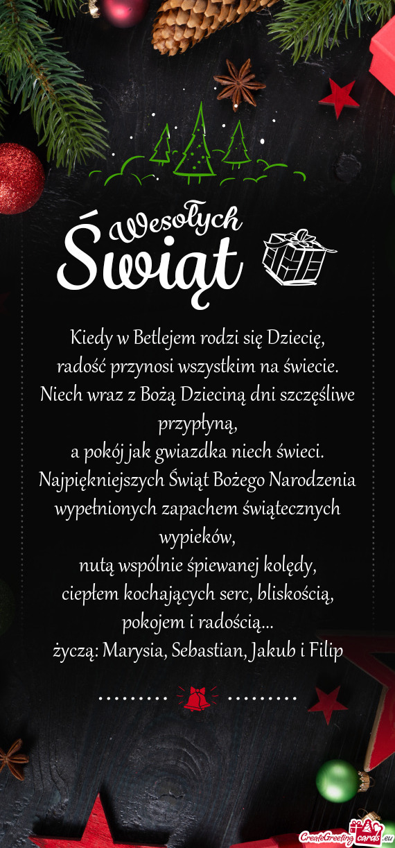 Radością... życzą