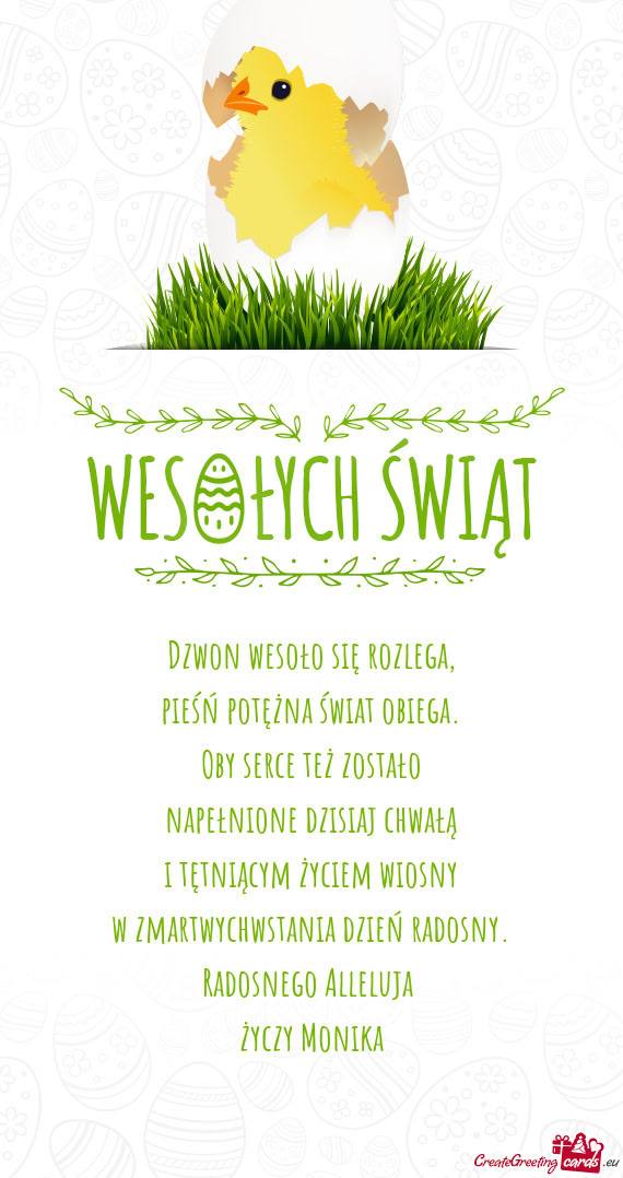 Radosnego Alleluja Monika