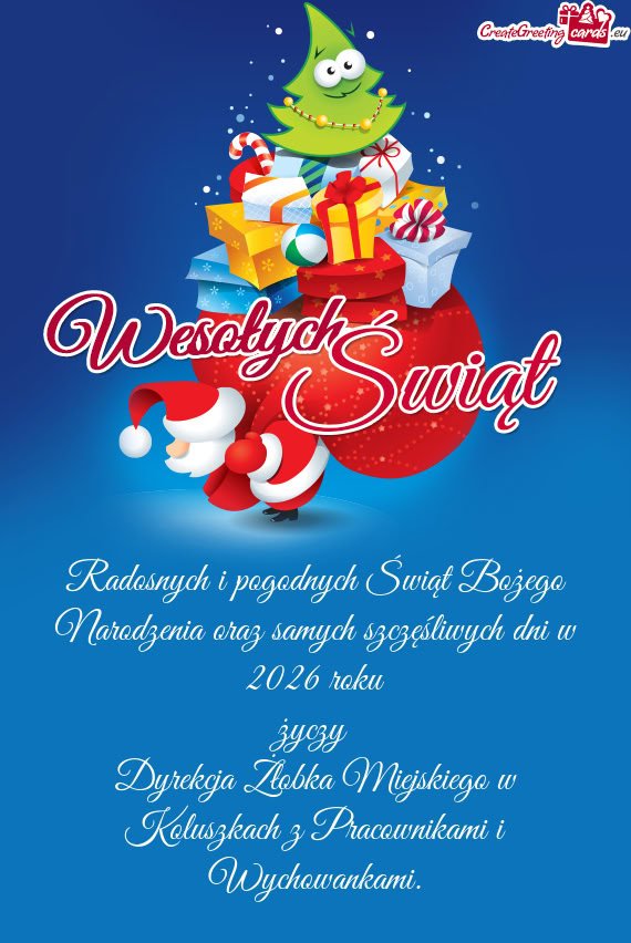 Radosnych i pogodnych Świąt Bożego Narodzenia oraz samych szczęśliwych