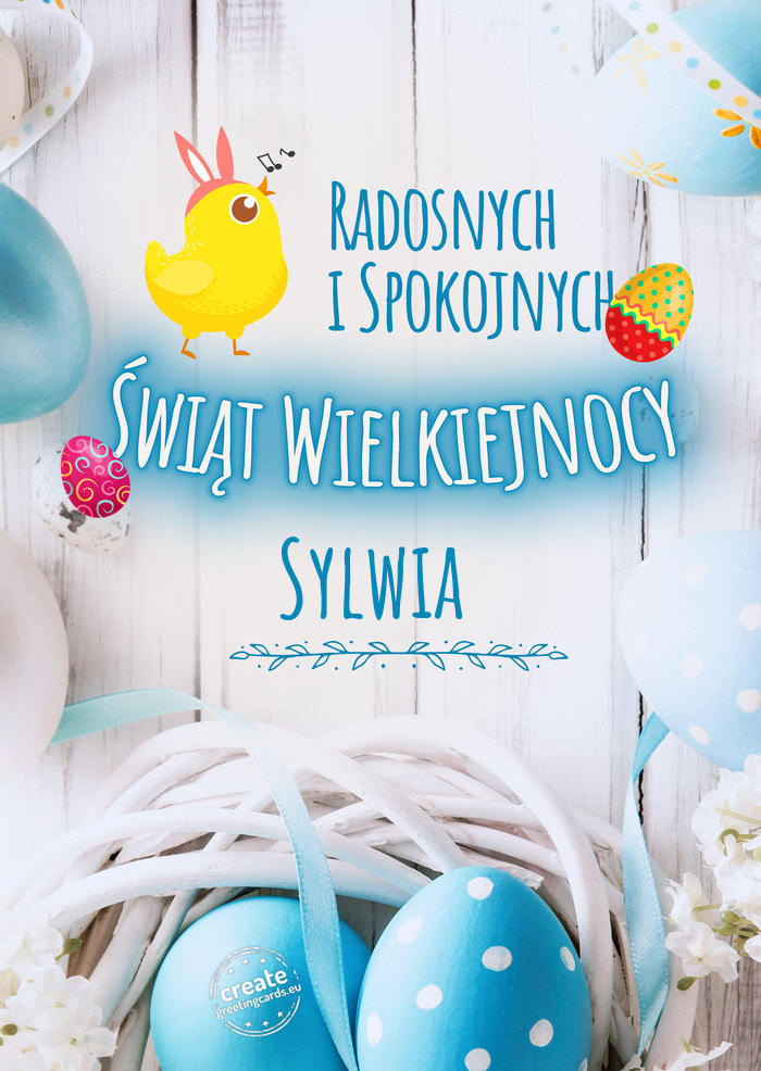 Radosnych i spokojnych Sylwia