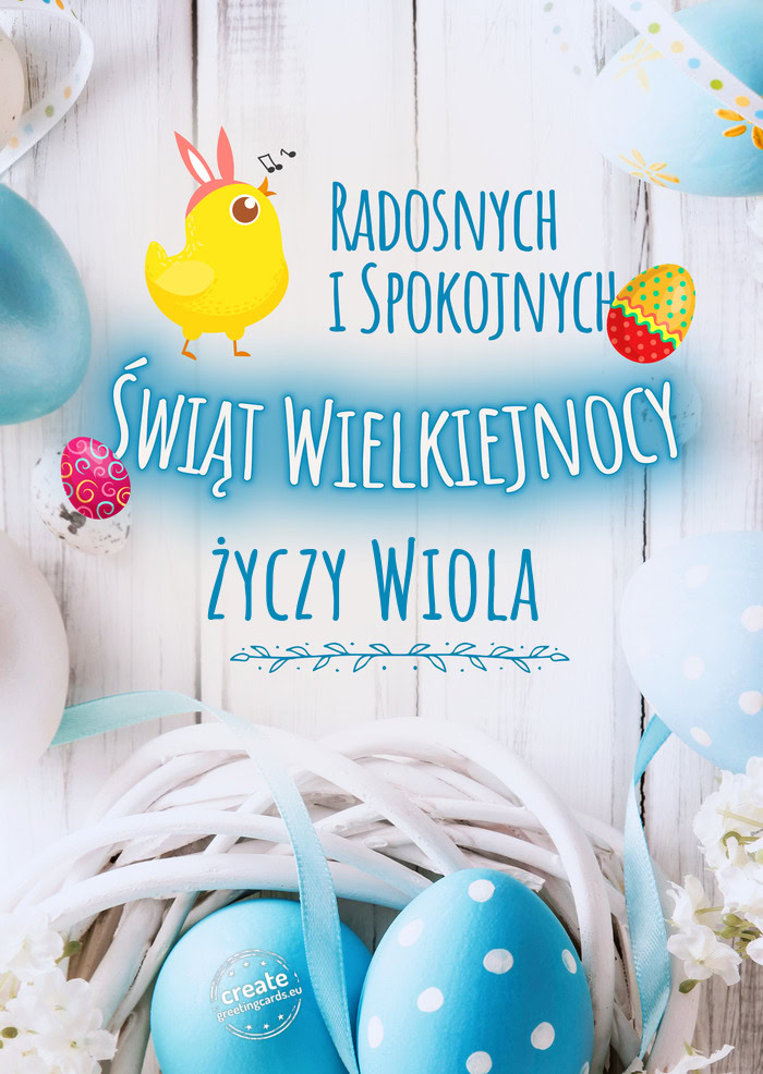 Radosnych i spokojnych Wiola