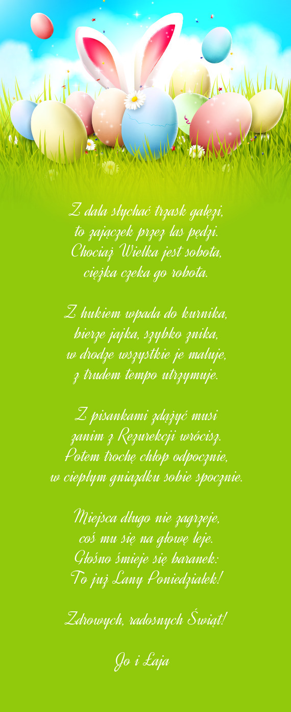 Radosnych Świąt! Jo i Łaja 😃