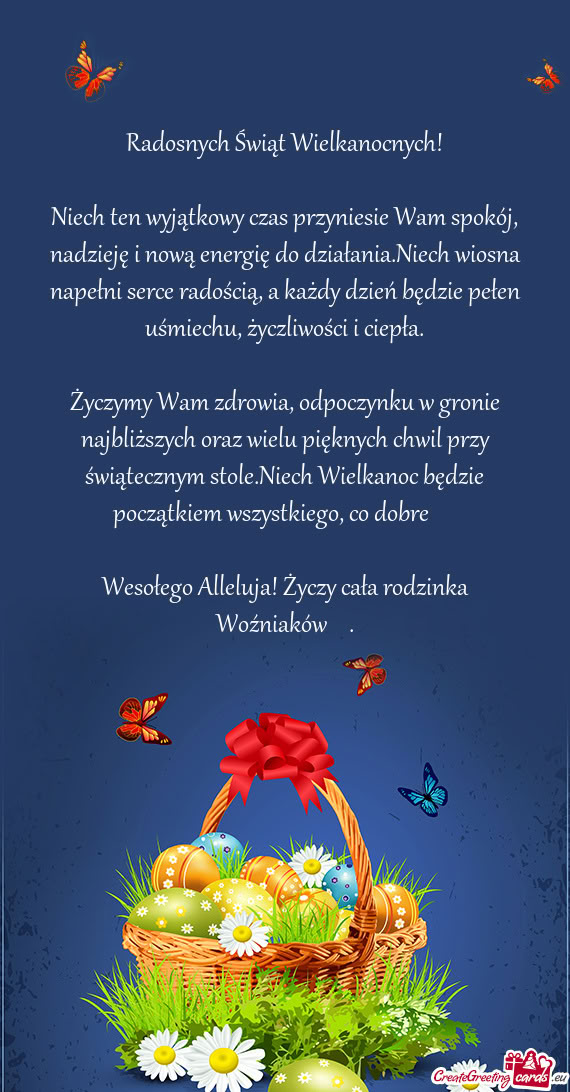 🌷🐣 Radosnych Świąt Wielkanocnych! 🐣🌷