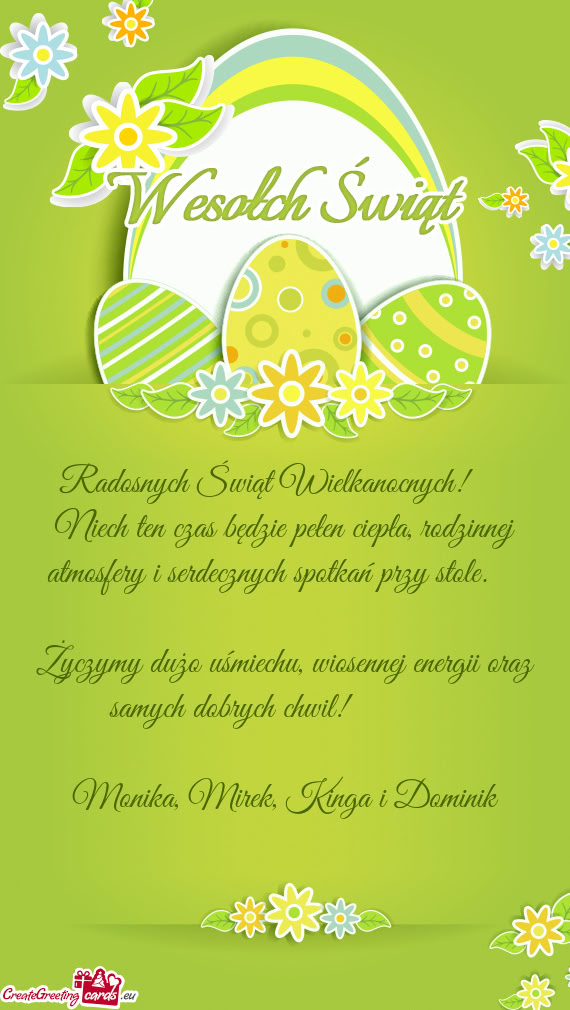 Radosnych Świąt Wielkanocnych! 🐥