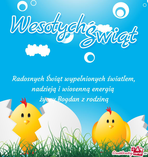 Radosnych Świąt wypełnionych światłem, nadzieją i wiosenną energią