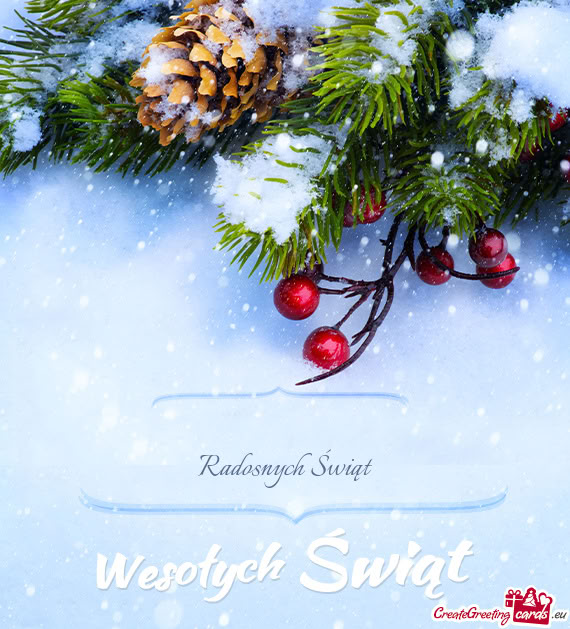 Radosnych Świąt