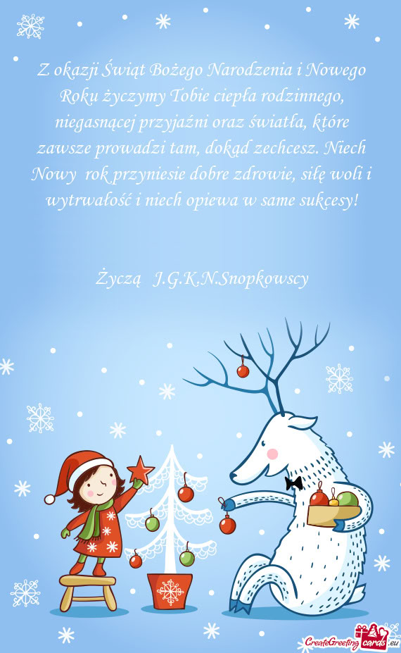 Re zdrowie, siłę woli i wytrwałość i niech opiewa w same sukcesy