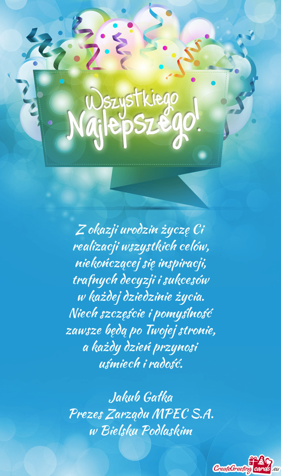 Realizacji wszystkich celów