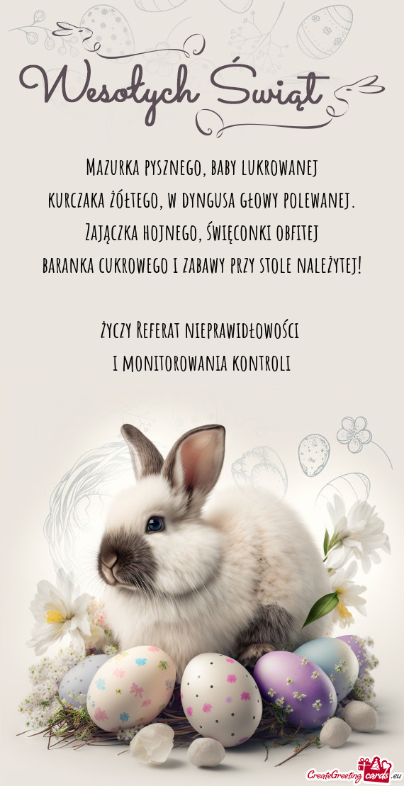 Referat nieprawidłowości