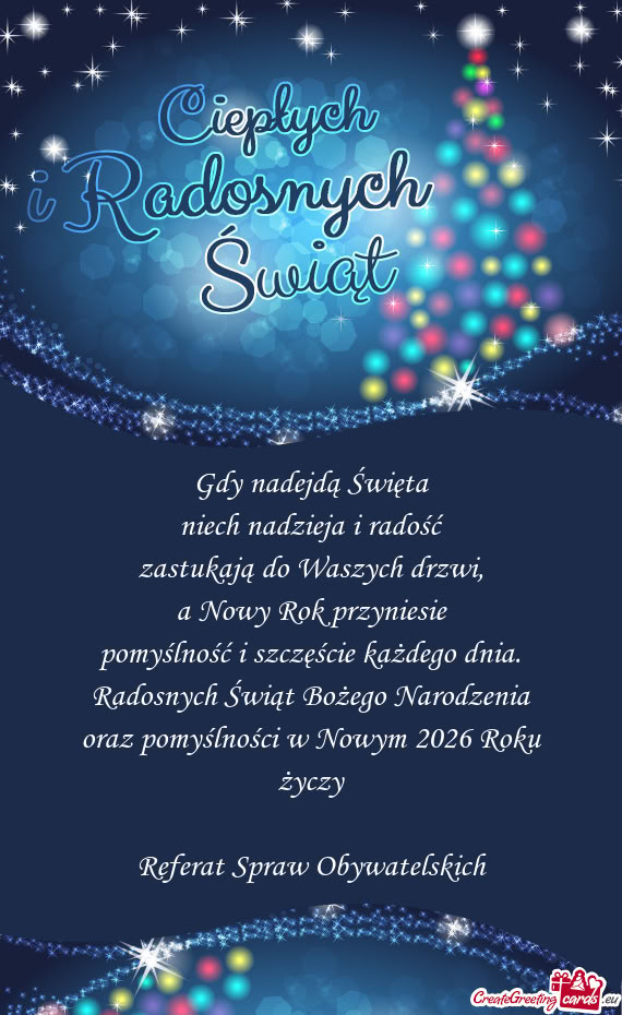 Referat Spraw Obywatelskich