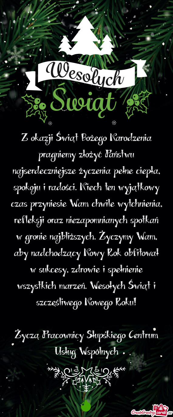 Refleksji oraz niezapomnianych spotkań w gronie najbliższych