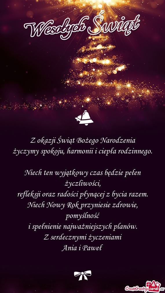 Refleksji oraz radości płynącej z bycia razem