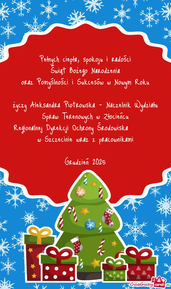 Regionalnej Dyrekcji Ochrony Środowiska   w Szczecinie wraz z pracownikami