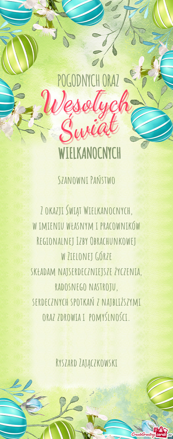 Regionalnej Izby Obrachunkowej