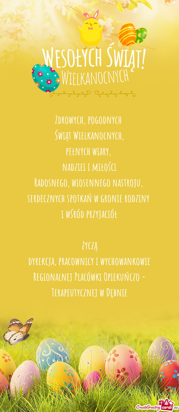 Regionalnej Placówki Opiekuńczo - Terapeutycznej w Dębnie