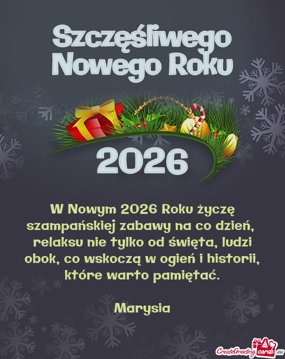Relaksu nie tylko od święta, ludzi obok, co wskoczą w ogień i historii, które warto pamiętać