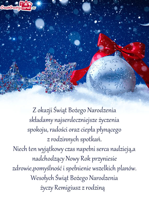 Remigiusz z rodziną 🎅🎅❄️