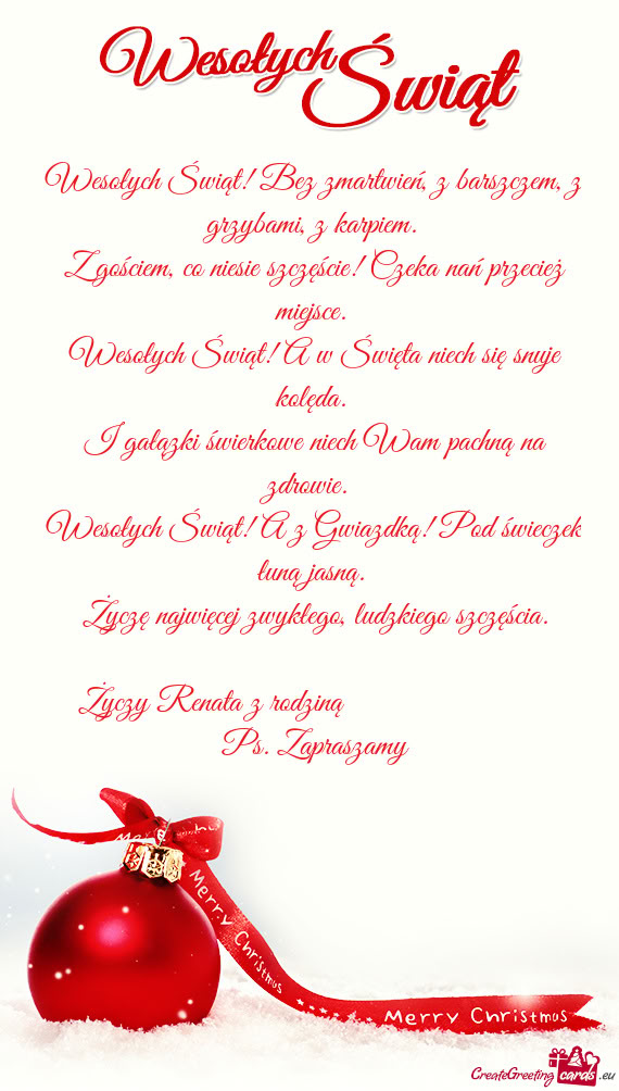 Renata z rodziną 🎄🥰♥️😘🌲