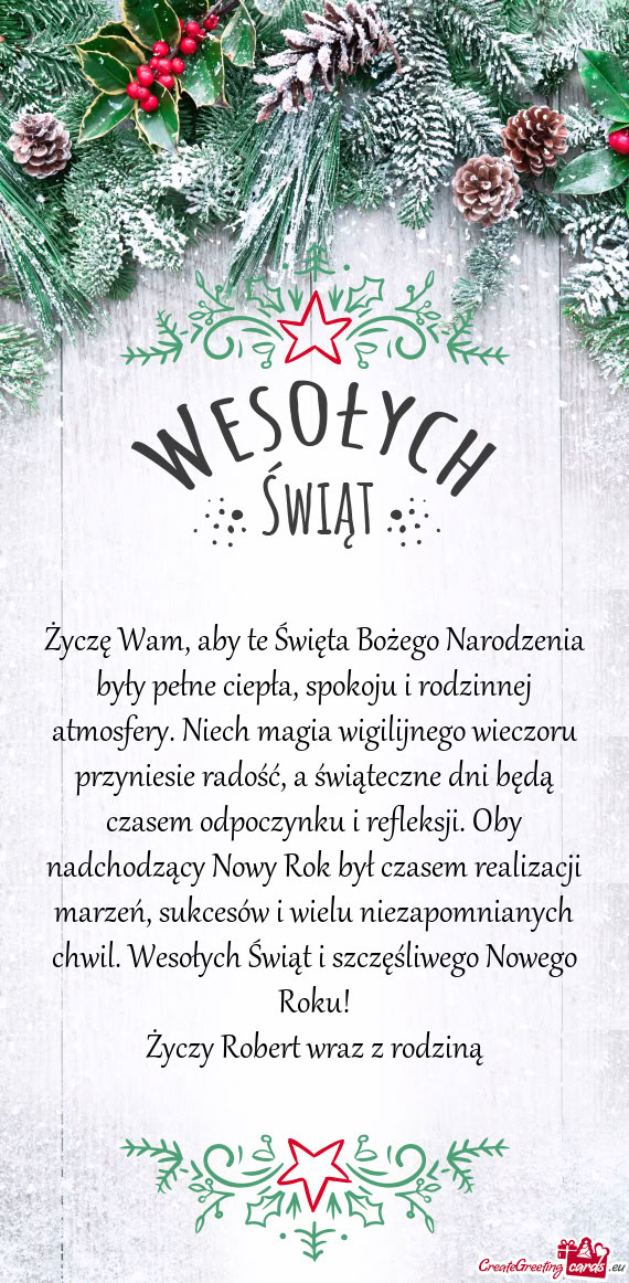 Robert wraz z rodziną