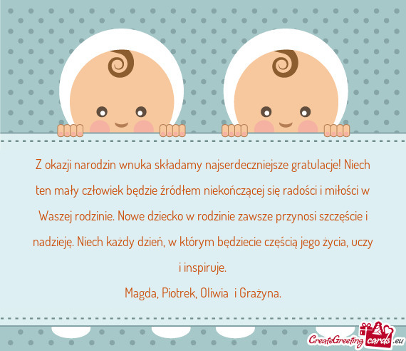 Ródłem niekończącej się radości i miłości w Waszej rodzinie. Nowe dziecko w rodzinie zawsze