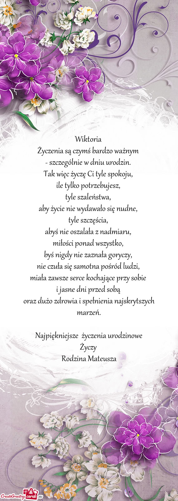 Rodzina Mateusza