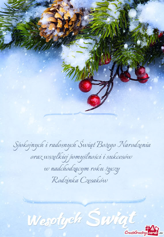 Rodzinka Czesaków ❤️