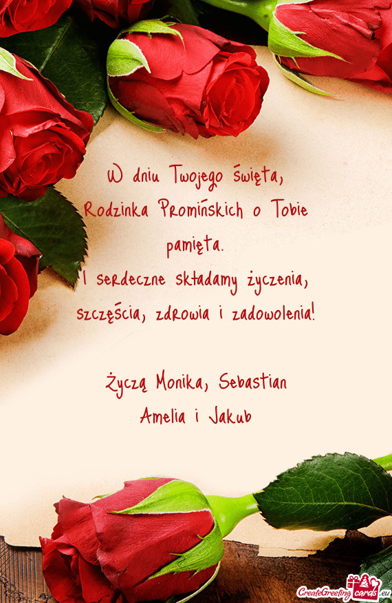 Rodzinka Promińskich o Tobie pamięta