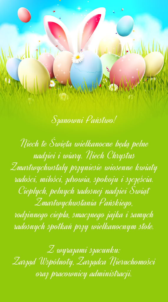 Rodzinnego ciepła, smacznego jajka i samych radosnych spotkań przy wielkanocnym stole