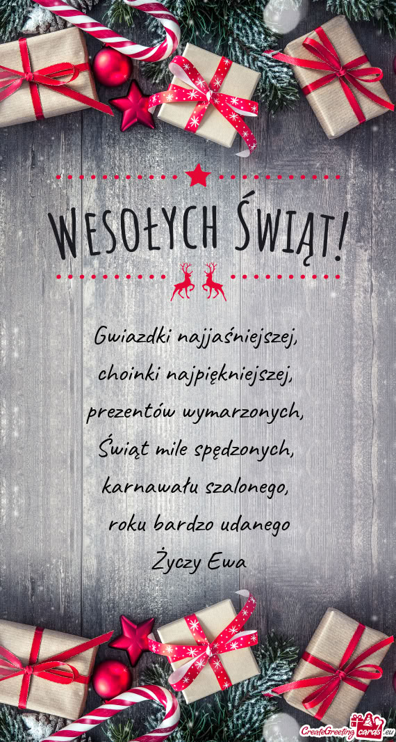 Roku bardzo udanego Ewa