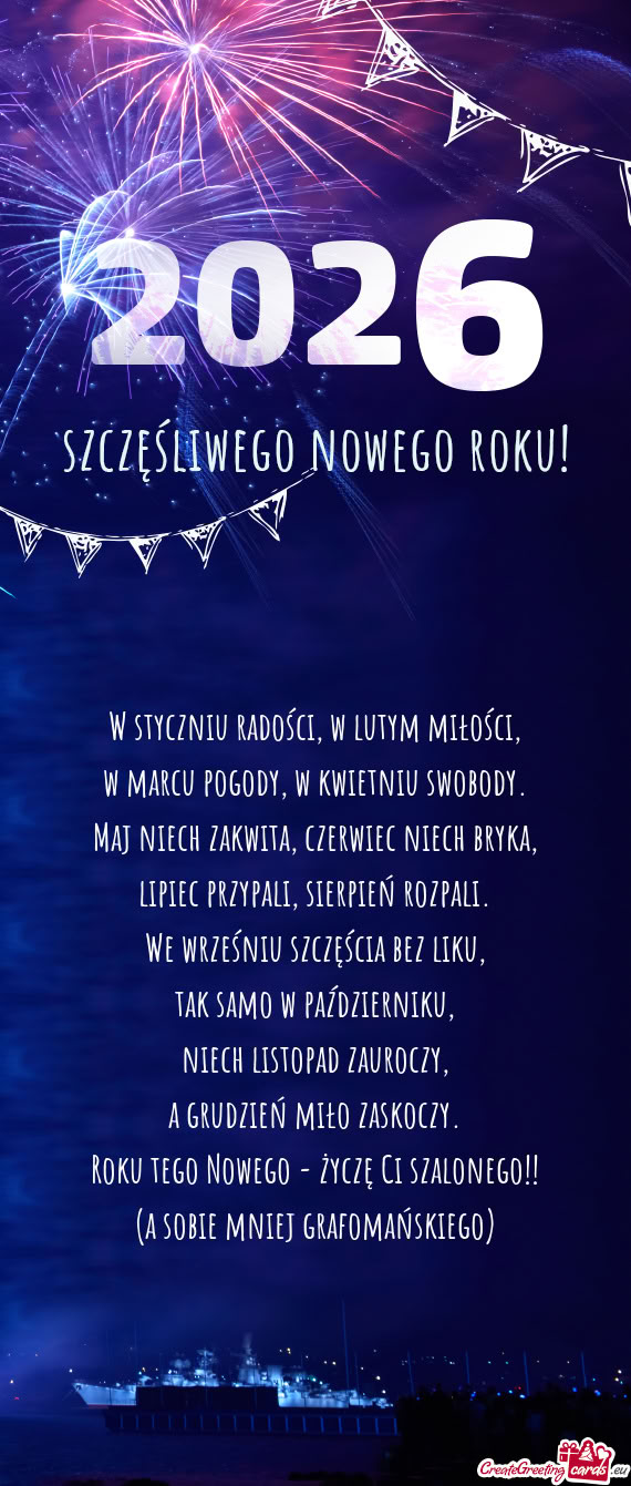 Roku tego Nowego - życzę Ci szalonego