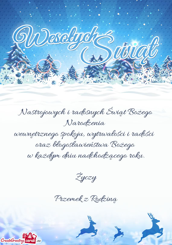 Roku. Życzy Przemek