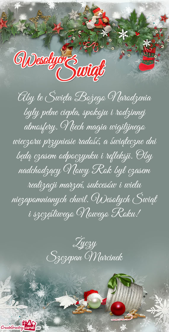 Roku! Życzy Szczepan