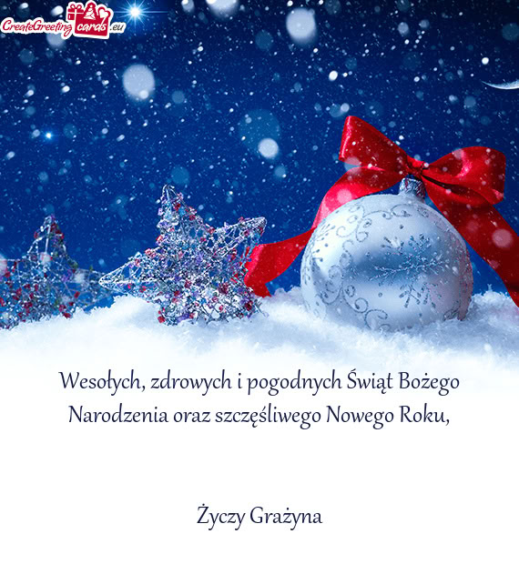Roku,  Życzy