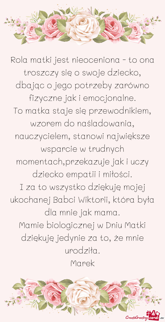 Rola matki jest nieoceniona - to ona troszczy się o swoje dziecko, dbając o jego potrzeby zarówno