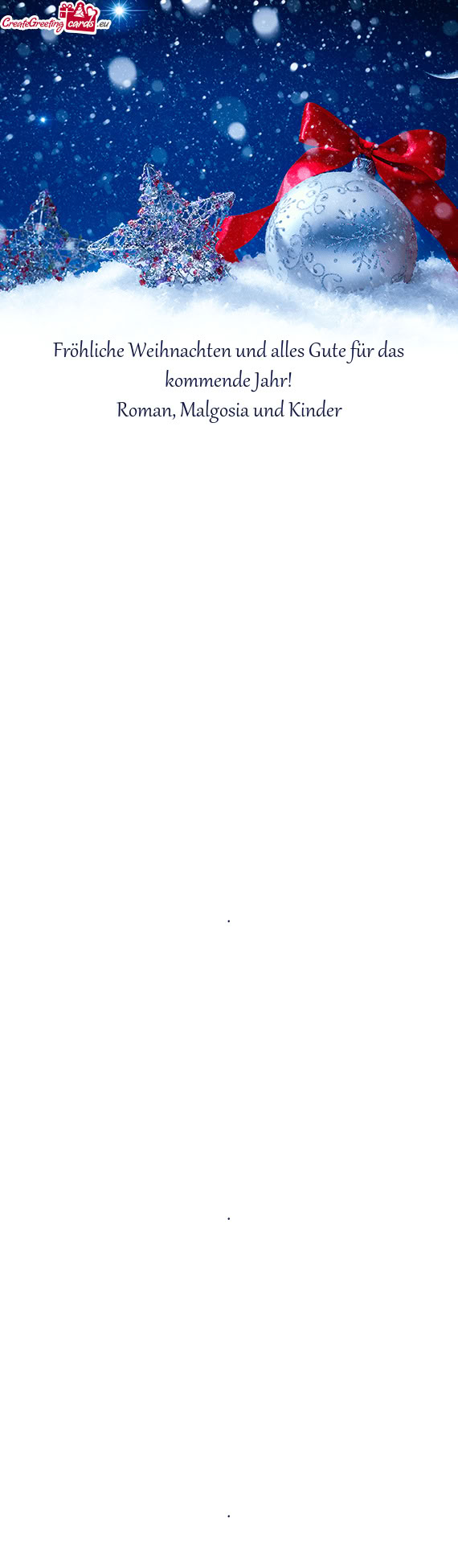 Roman, Malgosia und Kinder