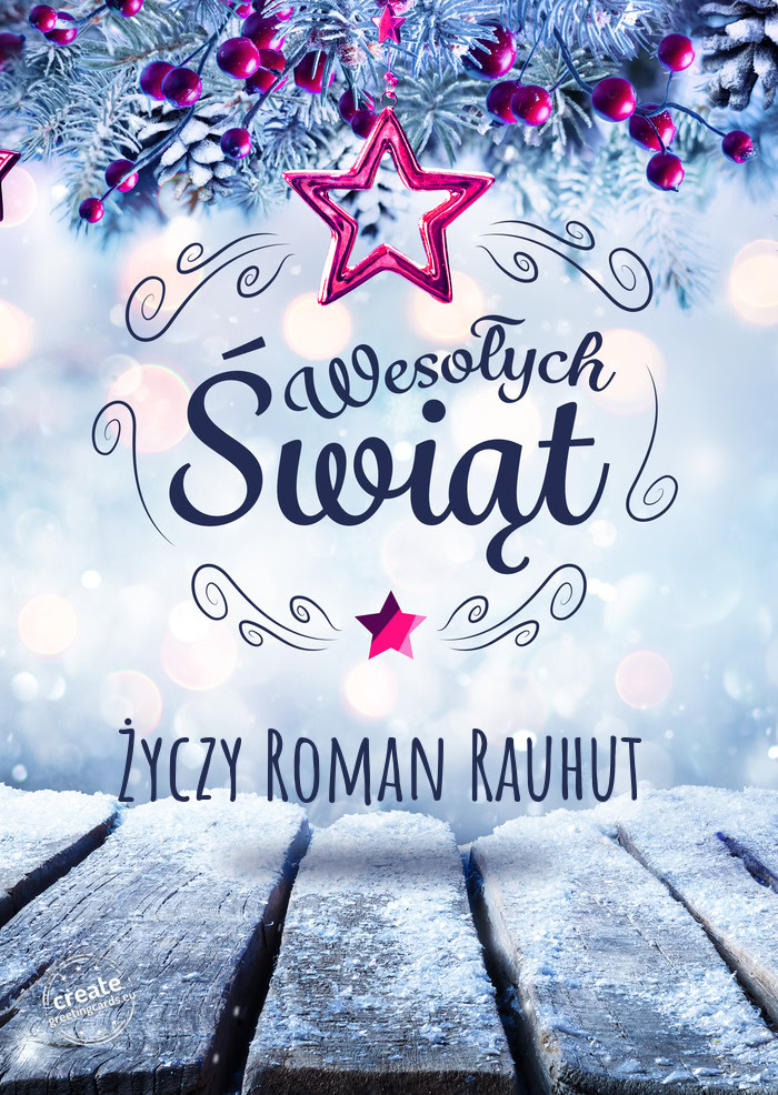 Roman Rauhut Wesołych Świąt