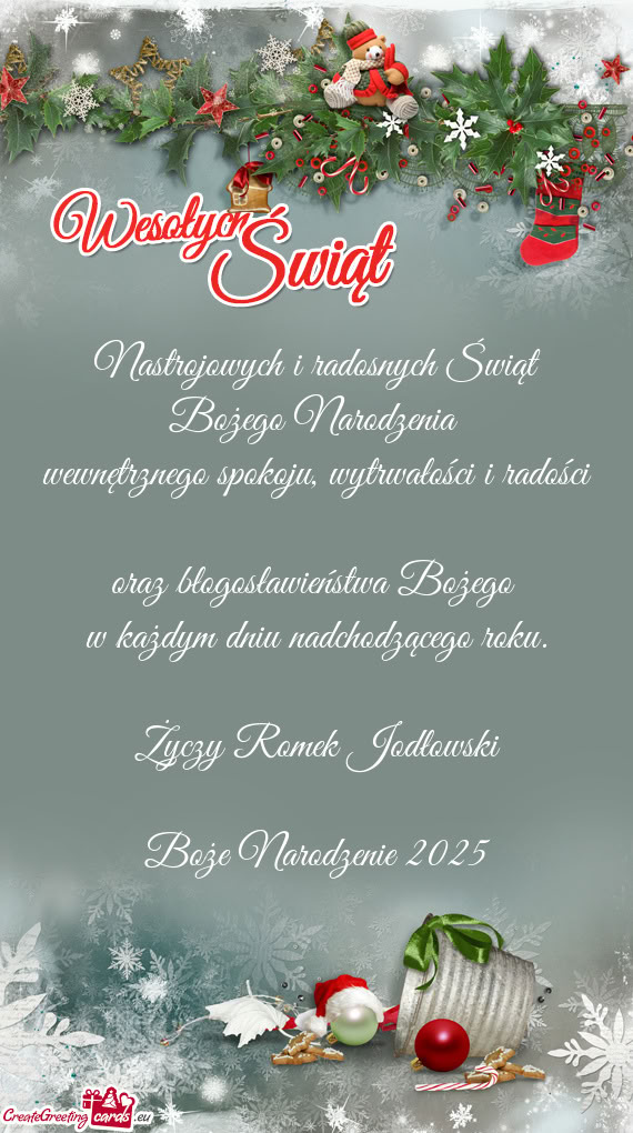 Romek Jodłowski Boże Narodzenie 2025