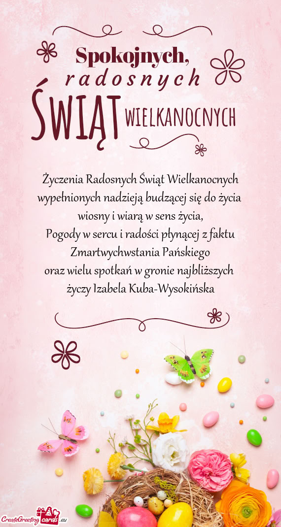 Ronie najbliższych Izabela Kuba-Wysokińska