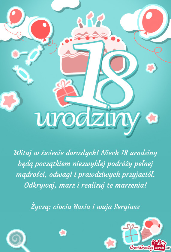 Rości, odwagi i prawdziwych przyjaciół. Odkrywaj, marz i realizuj te marzenia