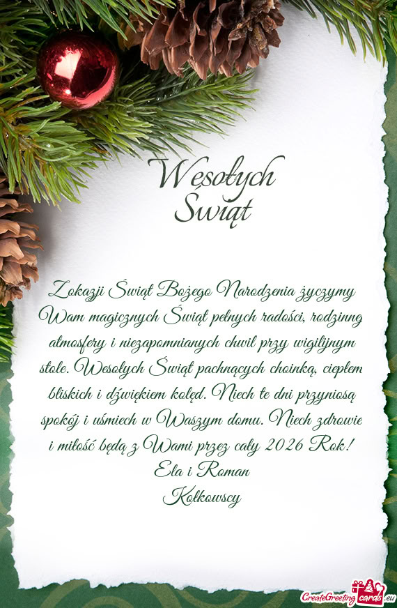 Rowie i miłość będą z Wami przez cały 2026 Rok