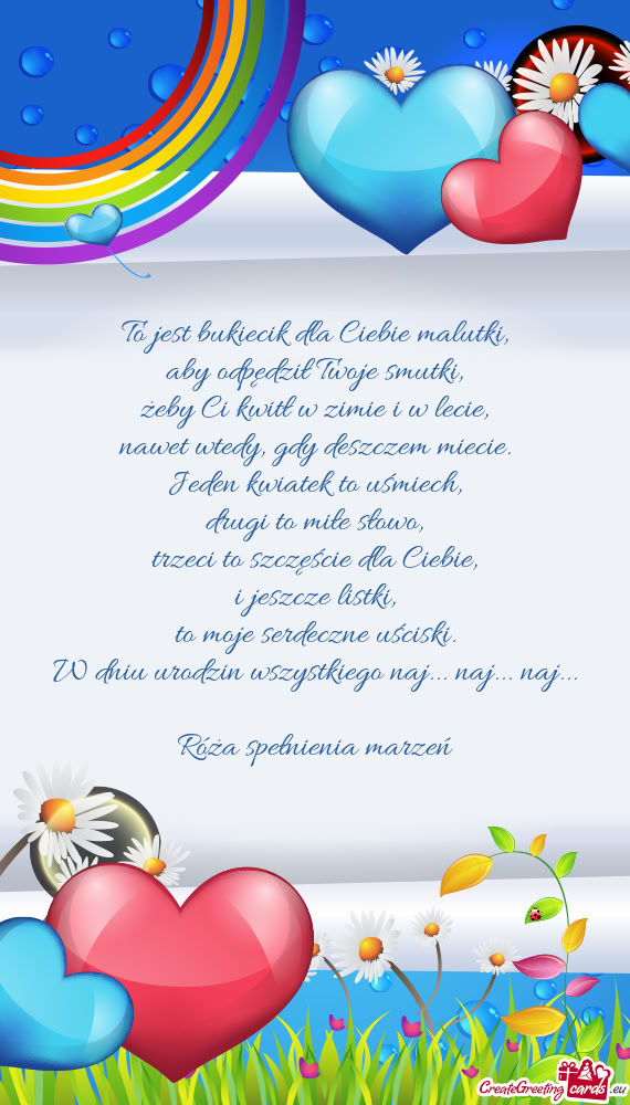 Róża spełnienia marzeń