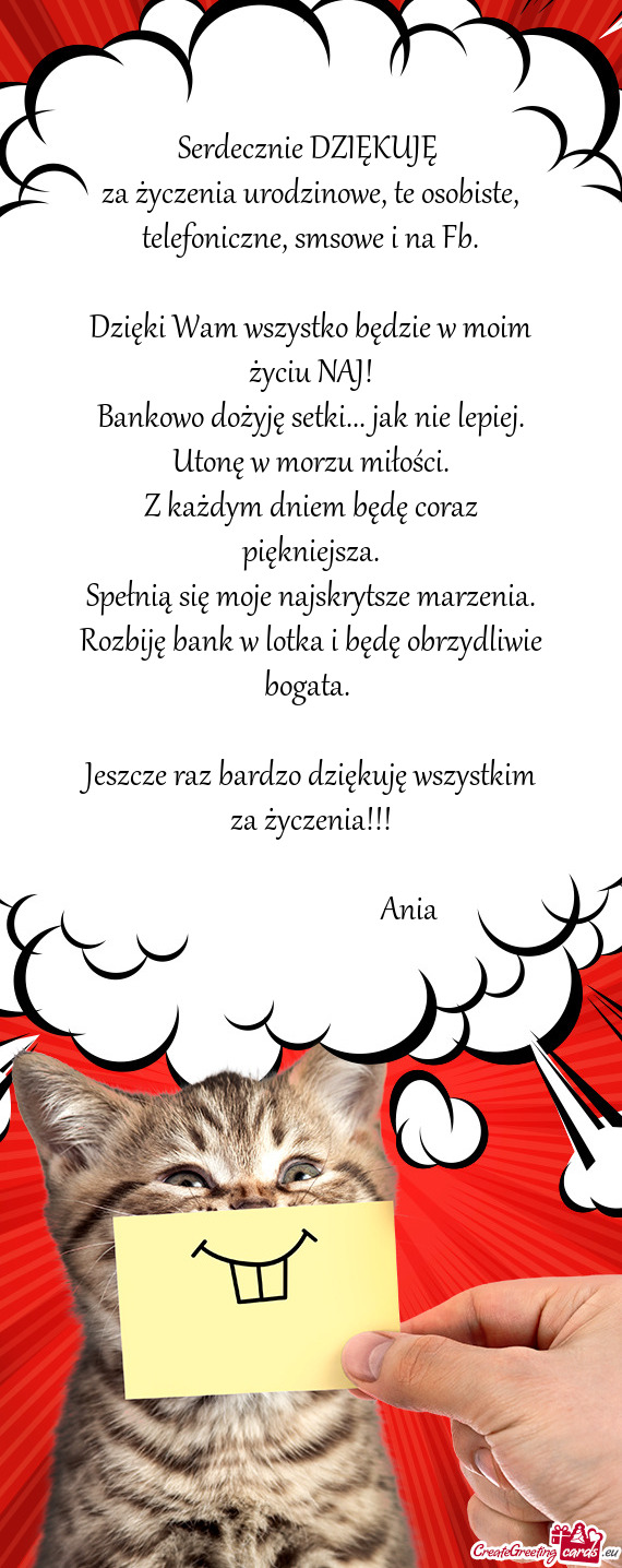 Rozbiję bank w lotka i będę obrzydliwie bogata