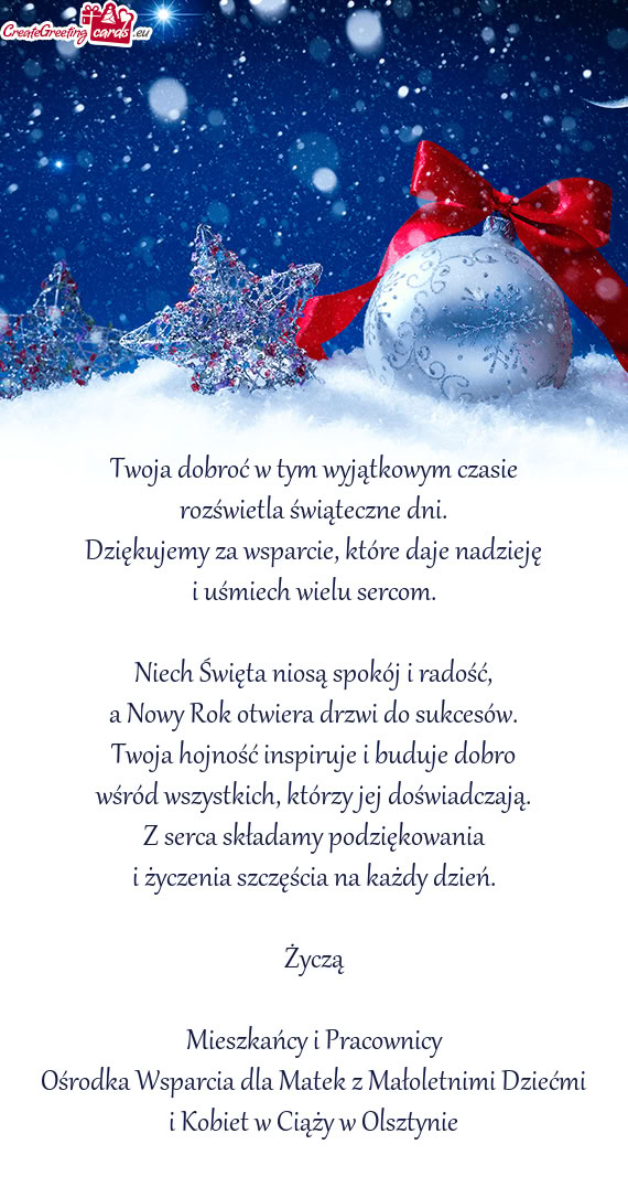 Rozświetla świąteczne dni