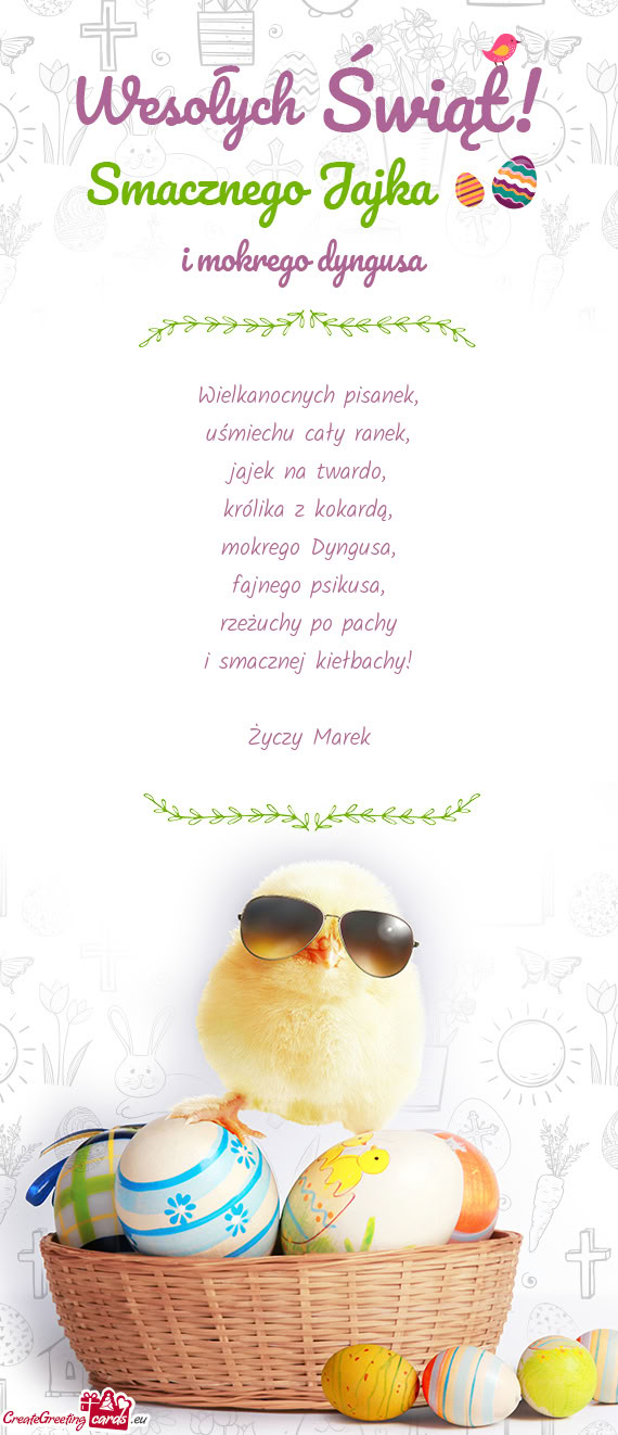 Rzeżuchy po pachy i smacznej kiełbachy! Marek